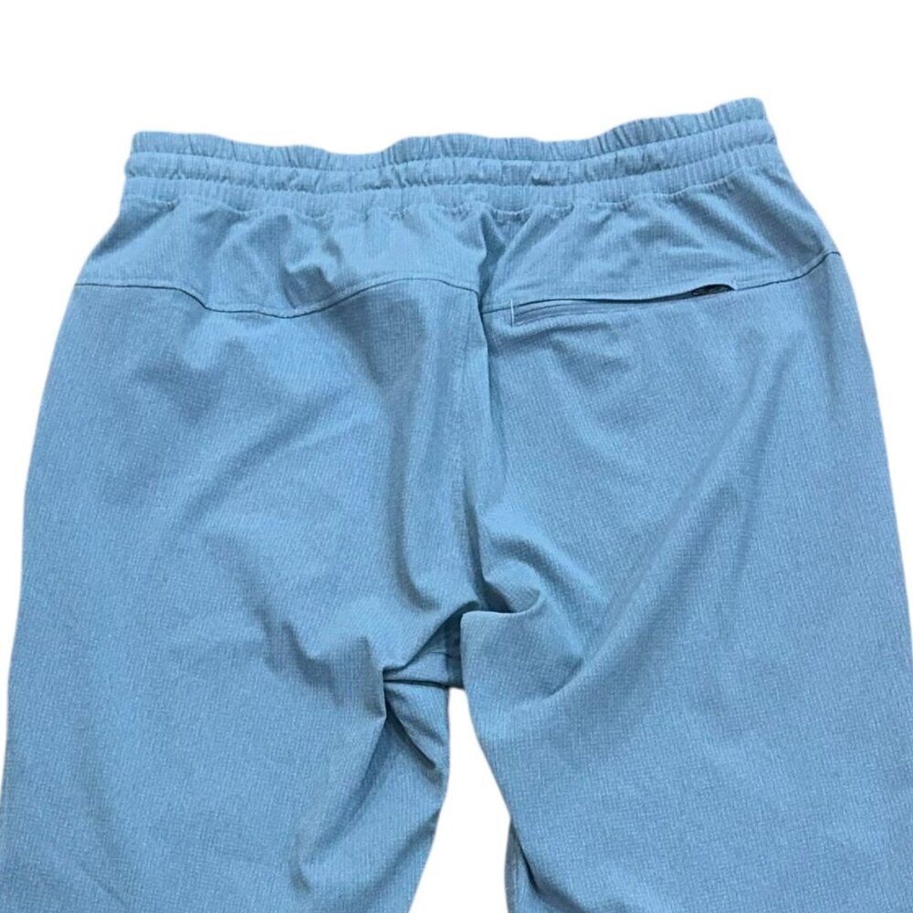 Lululemon ABC Cropped‎ Pull On Pants Blue Large Travel Relax Comfort Casual - Picture 4 of 7